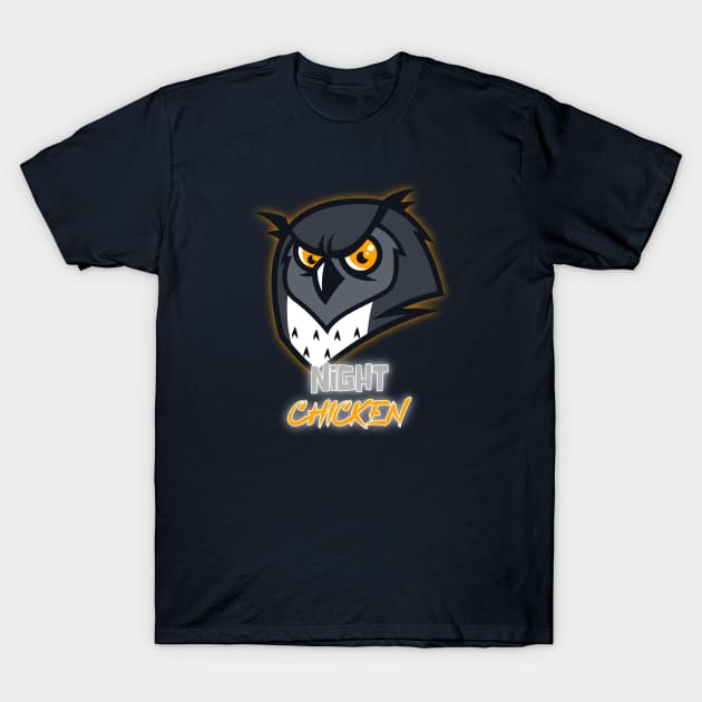 Night Chicken T-Shirt by nightDwight